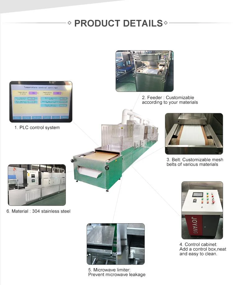 Tunnel Fiber Glass Board Insulation Boards Processing Microwave Drying Machine