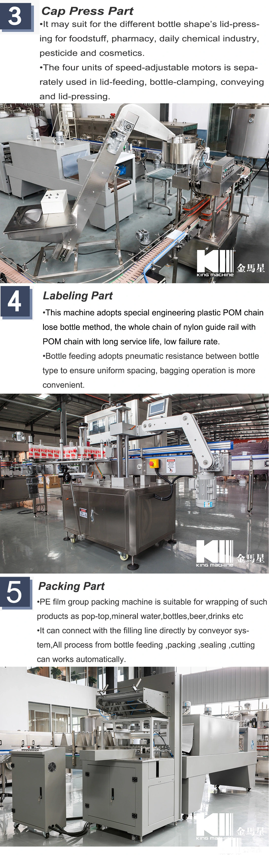 Automatic Lubricant Filling and Labeling Plant
